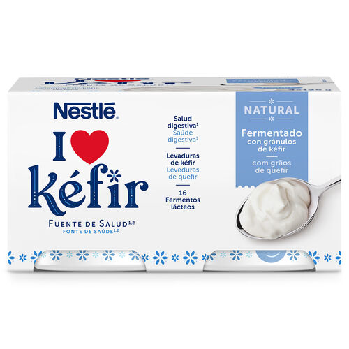 K&eacute;fir Natural NESTL&Eacute; 4x125g image number