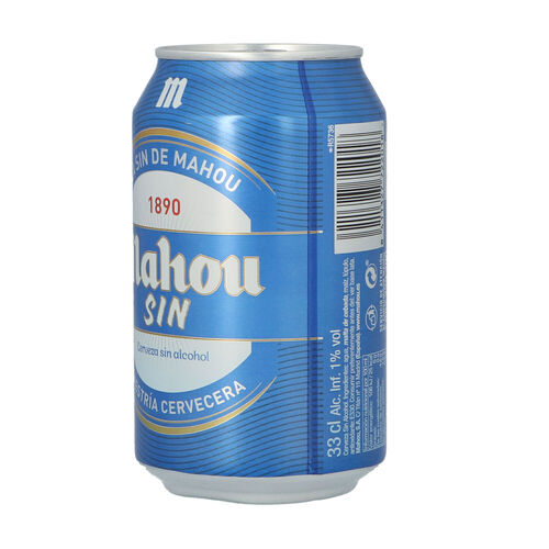 Cerveza MAHOU sin lata 33cl image number