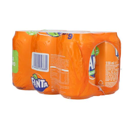 FANTA naranja 33cl pack 6 latas image number