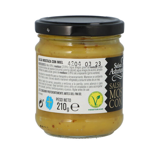SALSAS ASTURIANAS MOSTAZA MIEL 210g image number