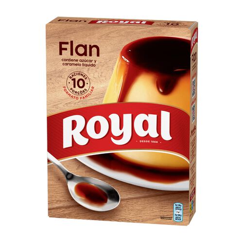Flan ROYAL caramelo doble 10 raciones 233g image number