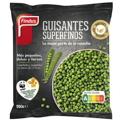 Guisante superfino congelado FINDUS 550g