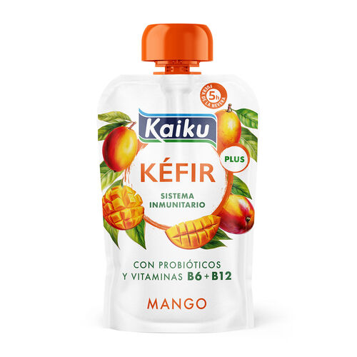 Pouch k&eacute;fir sabor mango KAIKU 110g image number