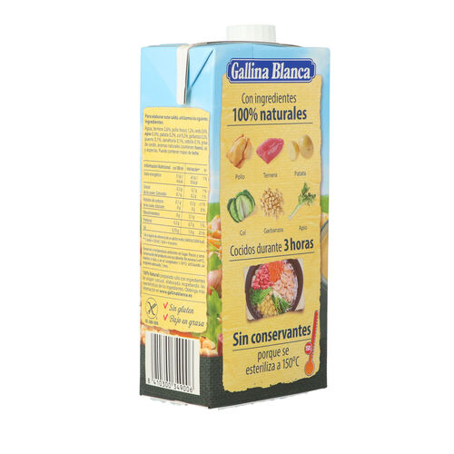 CALDO DE COCIDO GALLINA BLANCA 1L image number