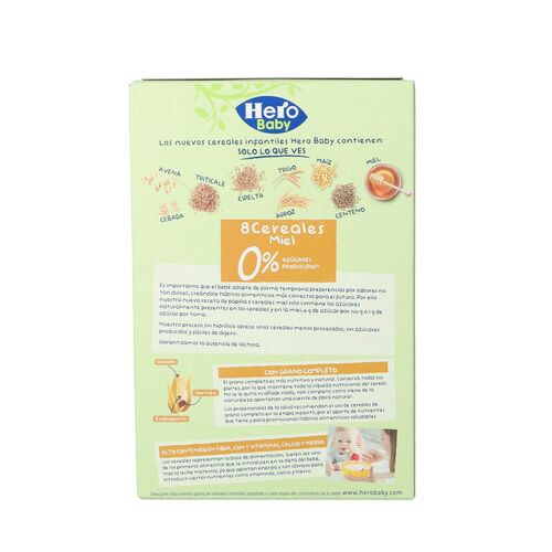 Papilla HERO 8 cereales 340g image number
