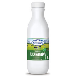 Leche desnatada Central Lechera ASTURIANA 1L