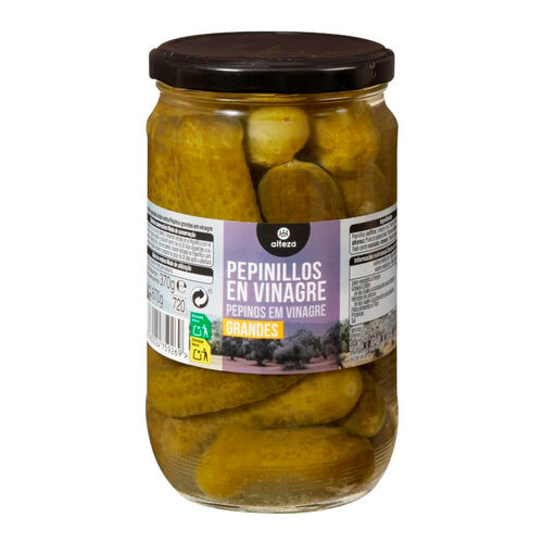 Pepinillos en vinagre grandes ALTEZA 370ml image number