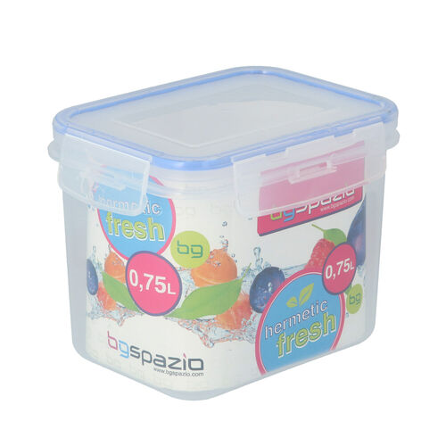 TUPPER TRANSPARENTE CON TAPA 750ml image number