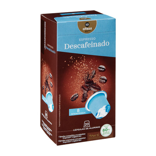 Café espresso descafeinado ALTEZA 20 cápsulas image number