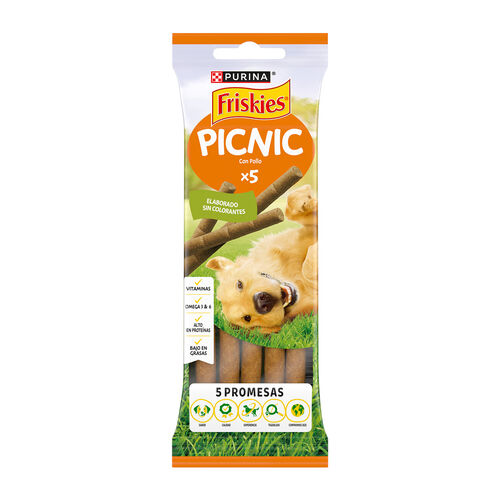 SNACK PERRO SABOR POLLO PICNIC FRISKIES 5uds image number