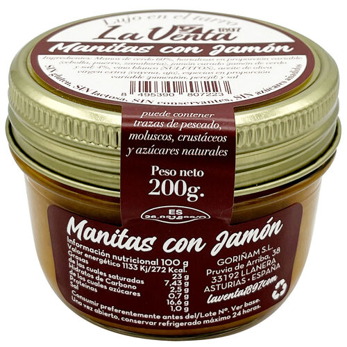 Manitas con jam&oacute;n LA VENTA 200g image number