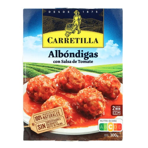 Alb&oacute;ndigas en salsa de tomate CARRETILLA 250g image number
