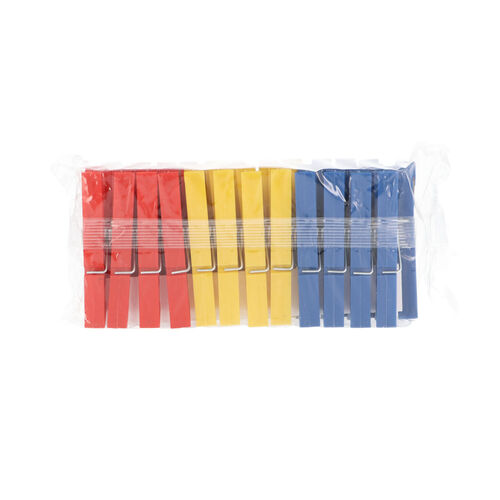 PINZAS PLASTICO EXTRA FUERTE SELEX 24uds image number