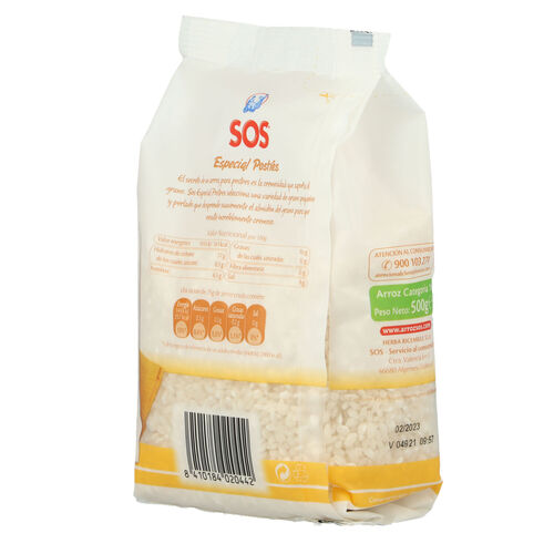 ARROZ ESPECIAL POSTRES SOS 500g image number