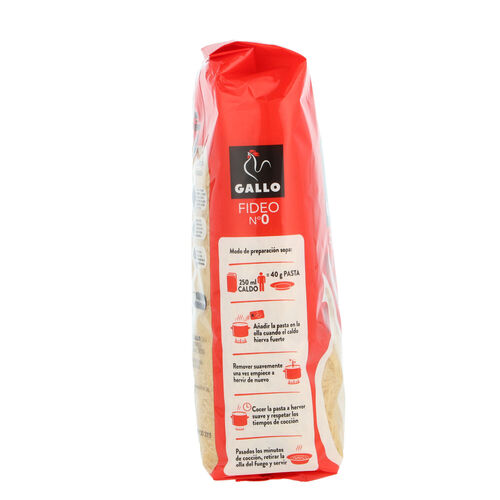 FIDEOS GALLO nº 0 450g image number