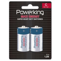 Pila alcalina lr14 POWERKING 2ud