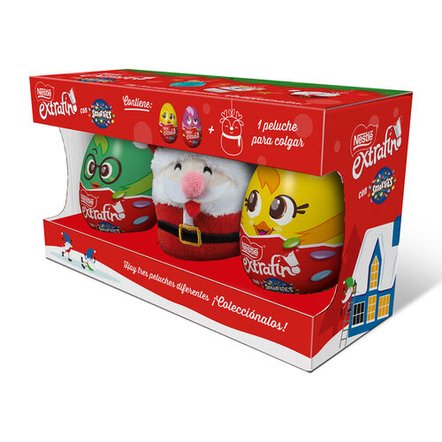 Huevos de chocolate+peluche Extrafino NESTL&Eacute; 80g image number