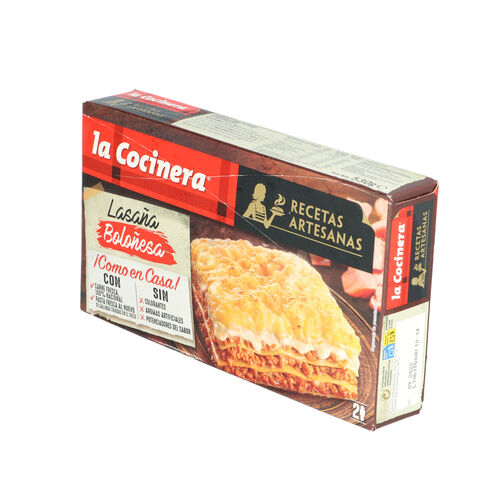 LASAÑA BOLOÑESA LA COCINERA 500g image number