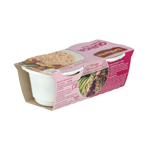 BRILLANTE quinoa blanca y roja pack 2x125g image number