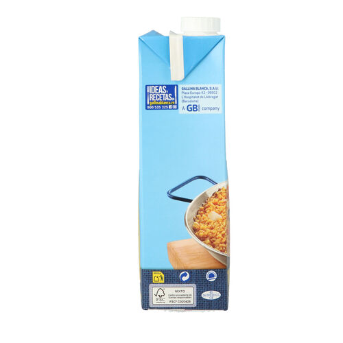 CALDO PARA PAELLA GALLINA BLANCA 1L image number