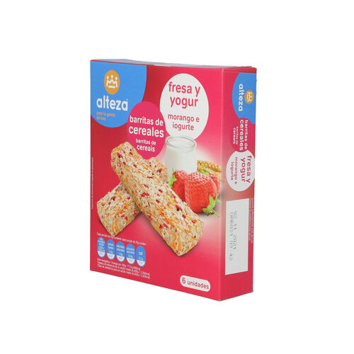 Barrita cereales ALTEZA fresa yogur 150g pack 6 image number