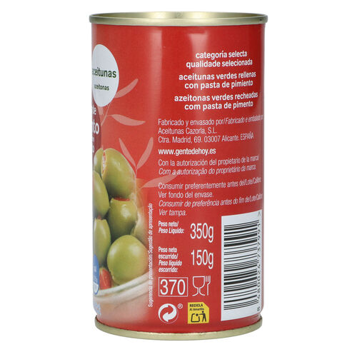 Aceituna rellena de pimiento ALTEZA 350g image number
