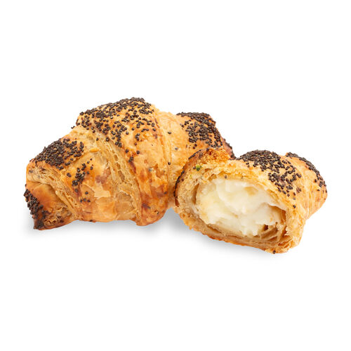 Mini croissant de matequilla con cereales y queso gouda 55g image number