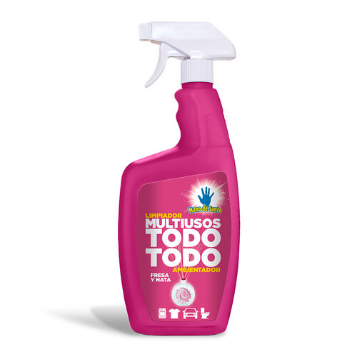 Limpiador multiusos ambientador fresa y nata MANO DE SANTO 750ml image number