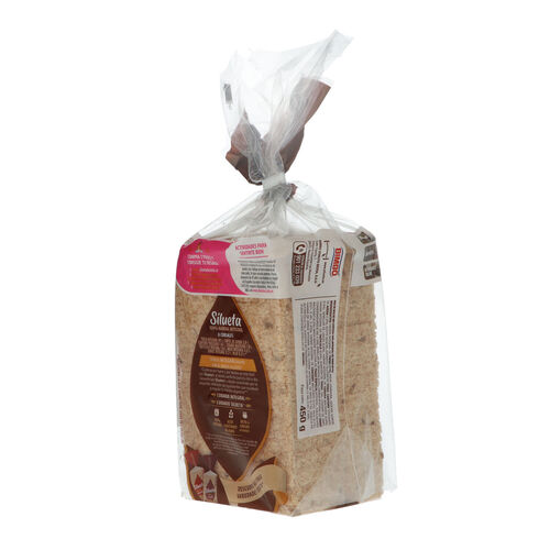 PAN MOLDE SILUETA 8 CEREALES SIN CORTEZA 450g image number