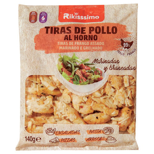 Tiras de pollo al horno RIKISSSIMO 140g image number