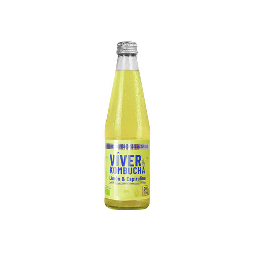 Kombucha de limon y espirulina VIVER 330ml image number