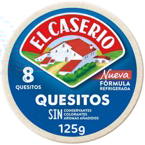 QUESO EL CASERIO 8 PORCIONES 125g image number