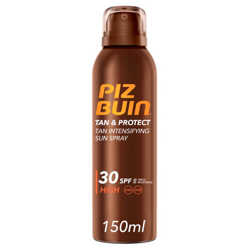 TAN & PROTECT TAN INTESNSIFYING SUN SPRAY SPF30 PIZ BUIN 150ml image number