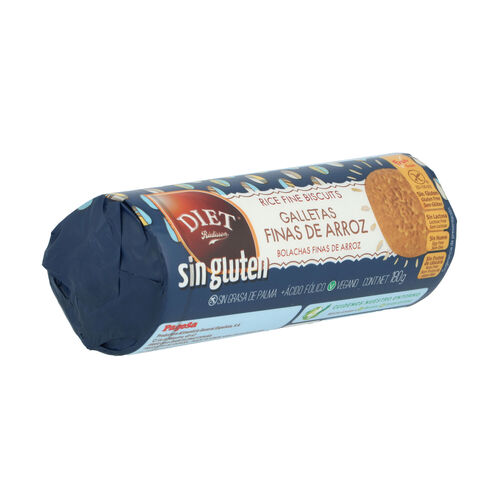 Galletas finas de arroz sin gluten DIAT RADISSON 180g image number
