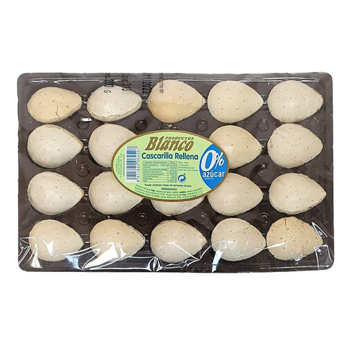 Cascarilla rellena sin az&uacute;car PRODUCTOS BLANCO 200g image number