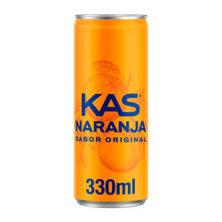 KAS naranja refresco con gas 330ml