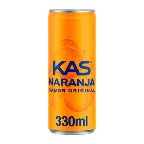 KAS naranja refresco con gas 330ml image number