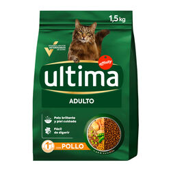 PIENSO PARA GATO CON POLLO Y ARROZ ULTIMA 1,5kg