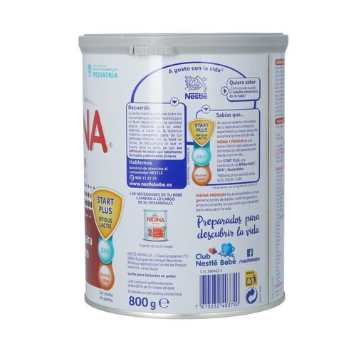 Leche NIDINA Premium 1 800g image number