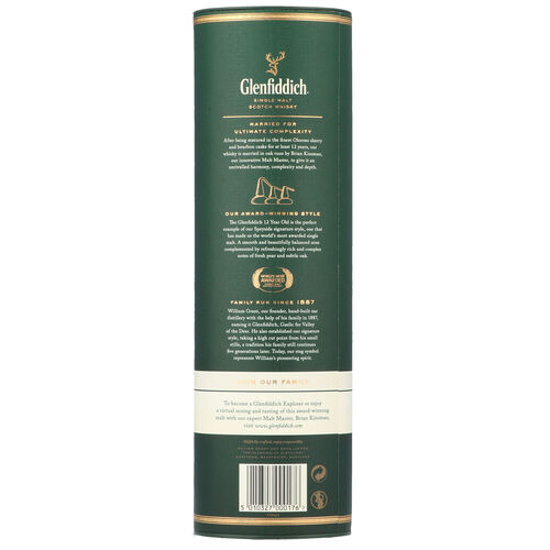 Whisky GLENFIDDICH Malta 12 a&ntilde;os 70cl image number