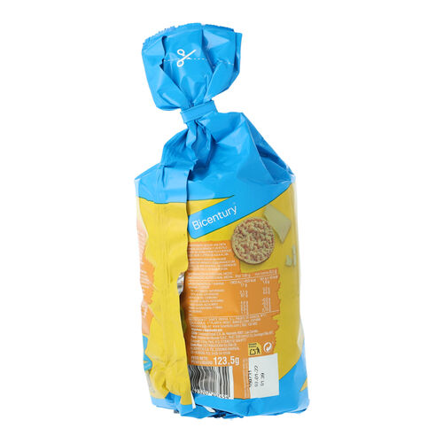 TORTA MAIZ BICENTURY QUESO ALBAHACA 124g image number