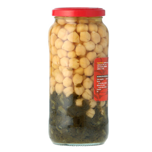 Garbanzos espinacas LA ASTURIANA 570g image number