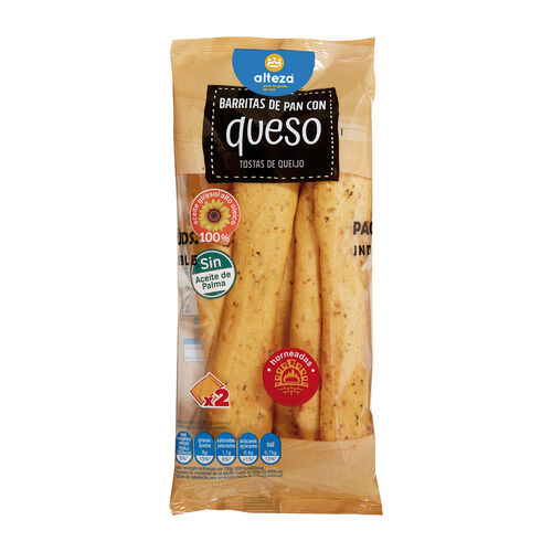 Barritas pan con queso ALTEZA 2x75g image number