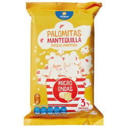 Palomitas de mantequilla para microondas ALTEZA 3x90g