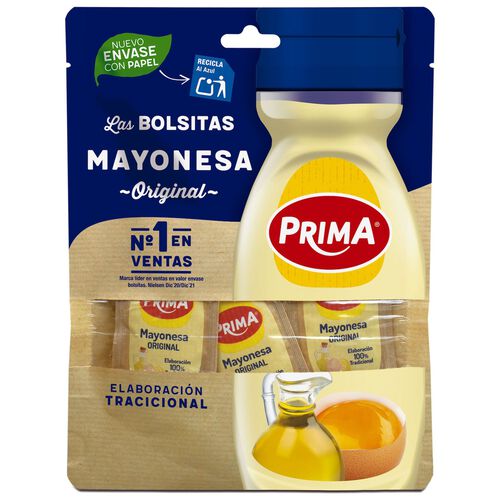 MAYONESA PRIMA MONODOSIS PACK 12x10g image number
