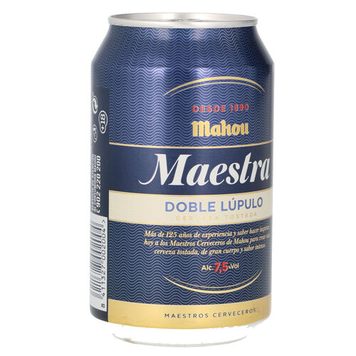CERVEZA MAHOU MAESTRA LATA 33cl image number