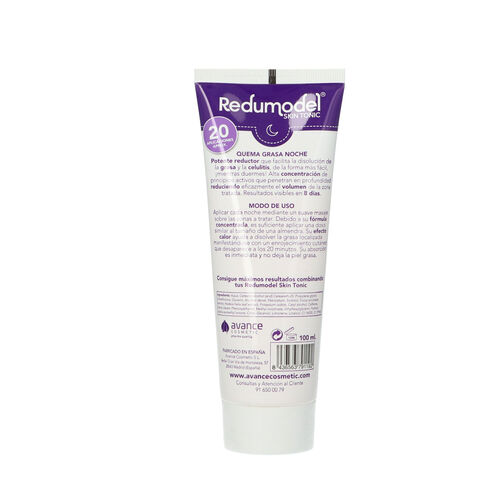 CREMA QUEMAGRASAS NOCHE REDOMODEL 100 ML image number