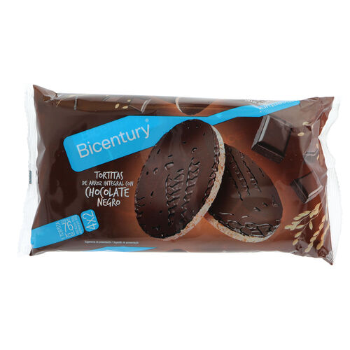 TORTITA ARROZ CHOCOLATE BICENTURY 130g image number