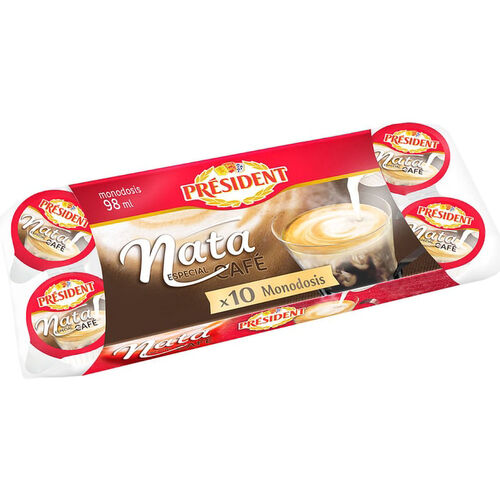 Nata para caf&eacute; PRESIDENT 10x98ml image number