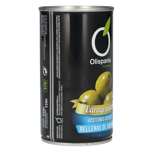 Aceituna rellena anchoa OLISPANIA 350g image number